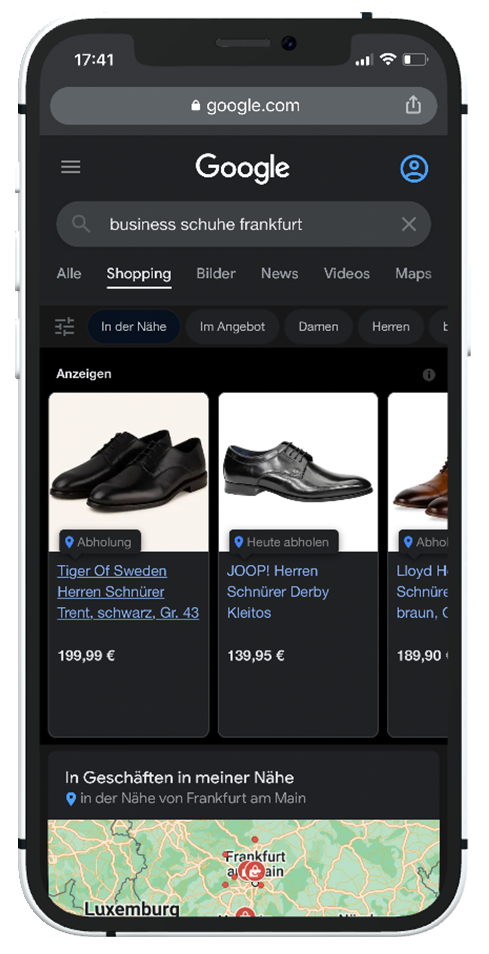 Google Shopping Integration von Shopgate